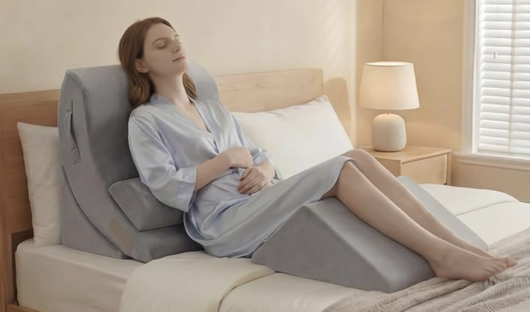 Wedge pillow set for post-operative recovery